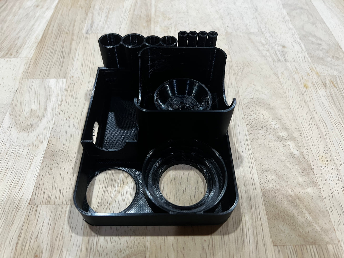 Leather Dye Bottle Holder; Stl file, w cup or w/out.