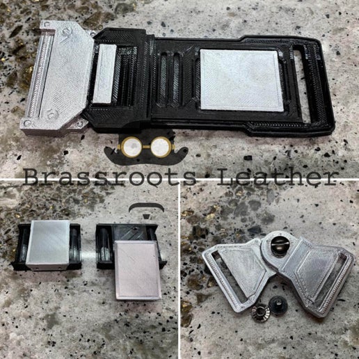 3D - Printed Bo Katan Buckles Raw