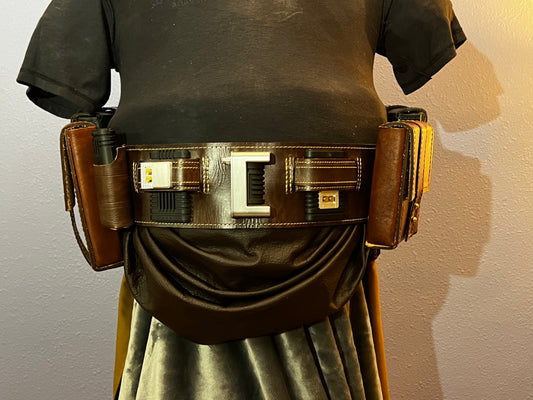 Paz Viszla Inspired Leather Belt (No Edging)
